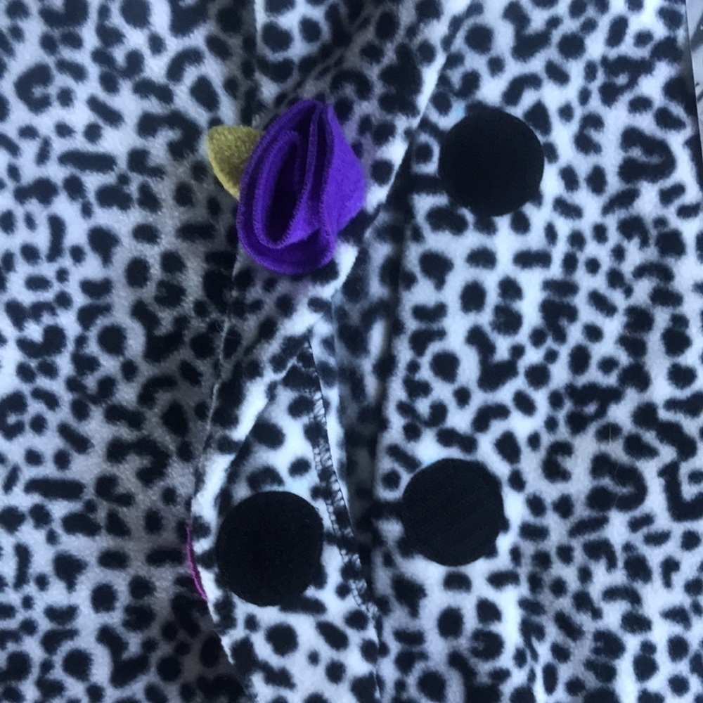 Al & Ray Leopard Fleece Hooded One Piece Size 12 Months - Picture 5 of 5